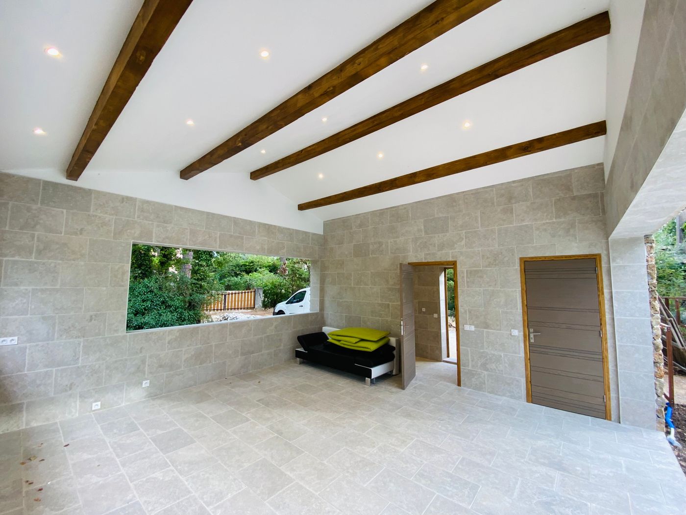 Second fix carpentry during a fixed-price extension project in the West Midlands