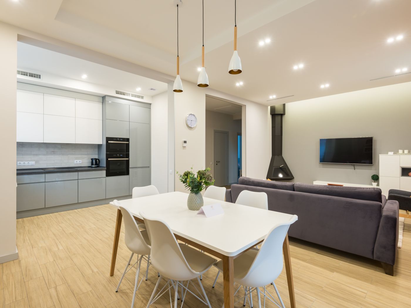 Bespoke fitted kitchen with island in a Solihull conservation area extension